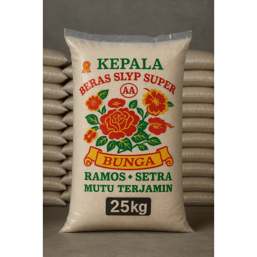 

BERAS BUNGA 25KG PULEN - PREMIUM
