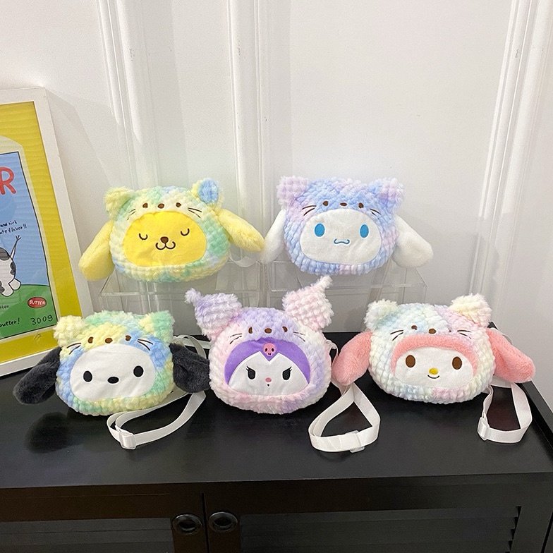 Harga Khusus TAS SELEMPANG BULU BONEKA MELODY TAS SELEMPANG BULU BONEKA CINNAMOROLL TAS SELEMPANG BU