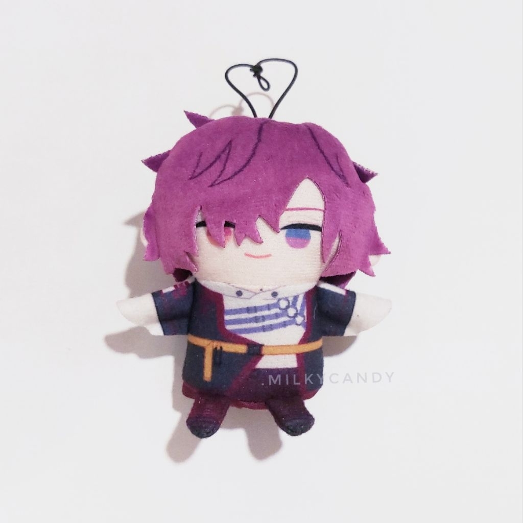 (Ready stock) Nijisanji EN UkiVioleta Finger Puppet Niji Puppet Official Nuigurumi Plushie Gantungan