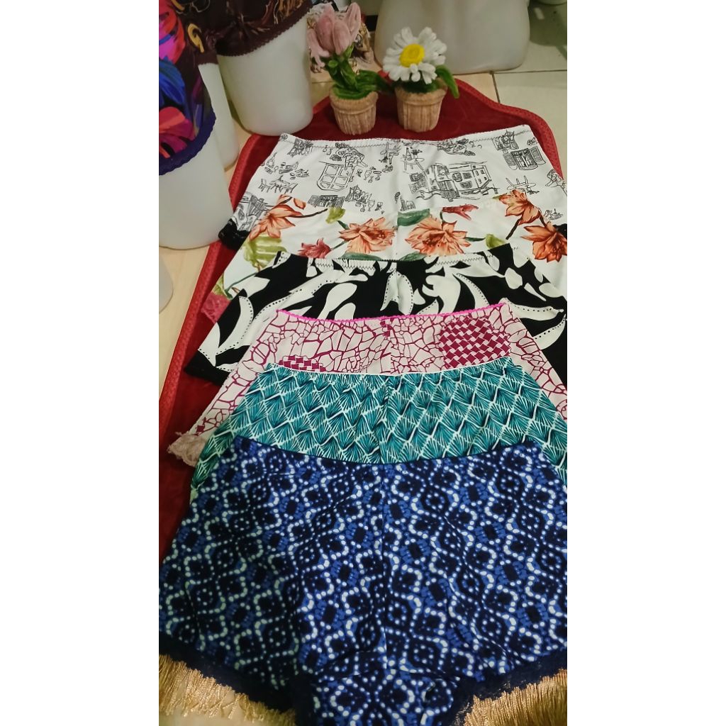Promo Lusinan Cd Hotpants Motif Viral/Celana dalam Boxer Wanita/Cd Boxer Hotpants/Cd Boxer hotpants/