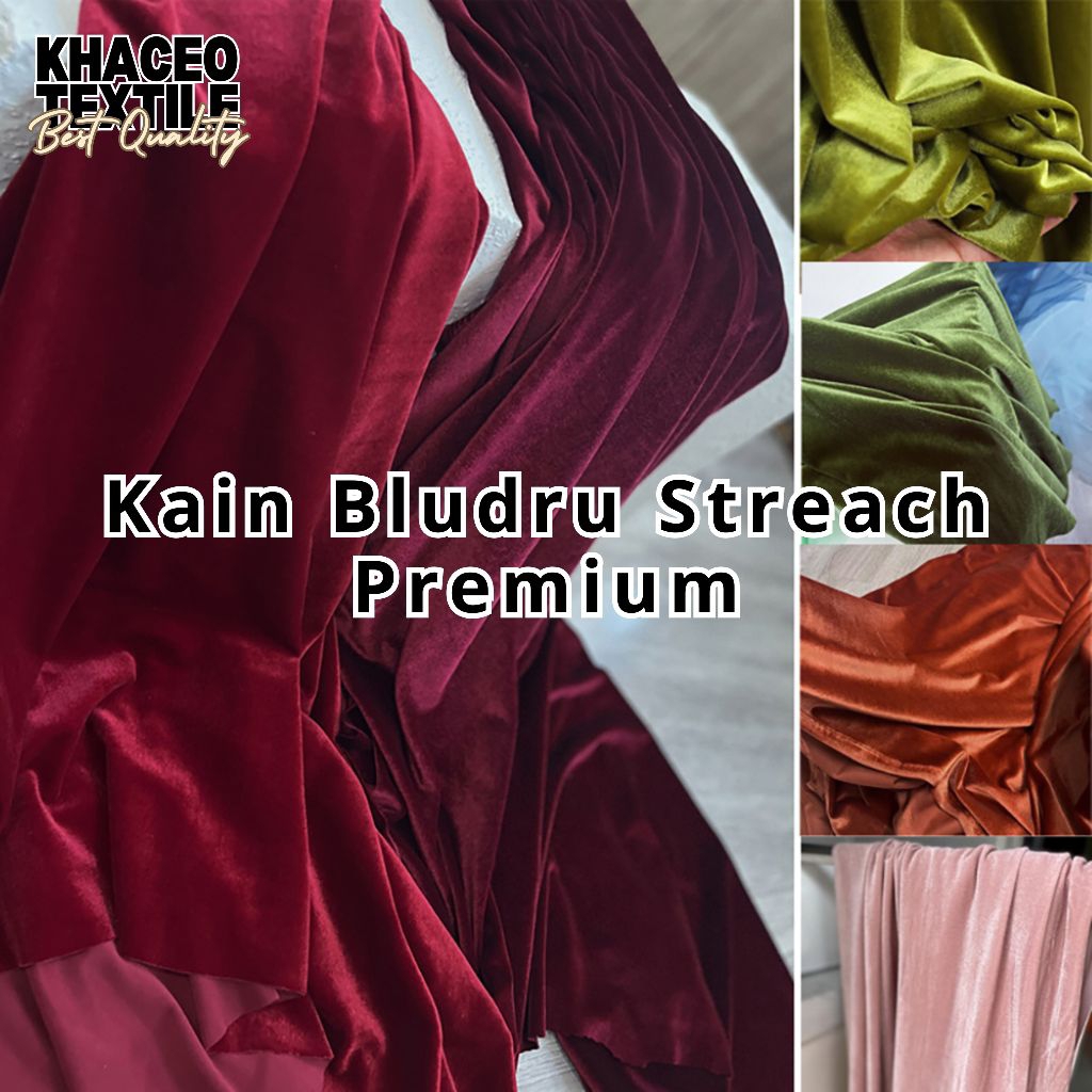 PROMO Kain Bludru Premium Mewah/Kain Bludru Meteran/Kain bludru Meteran Premium/Kain Bludru/Kain Blu