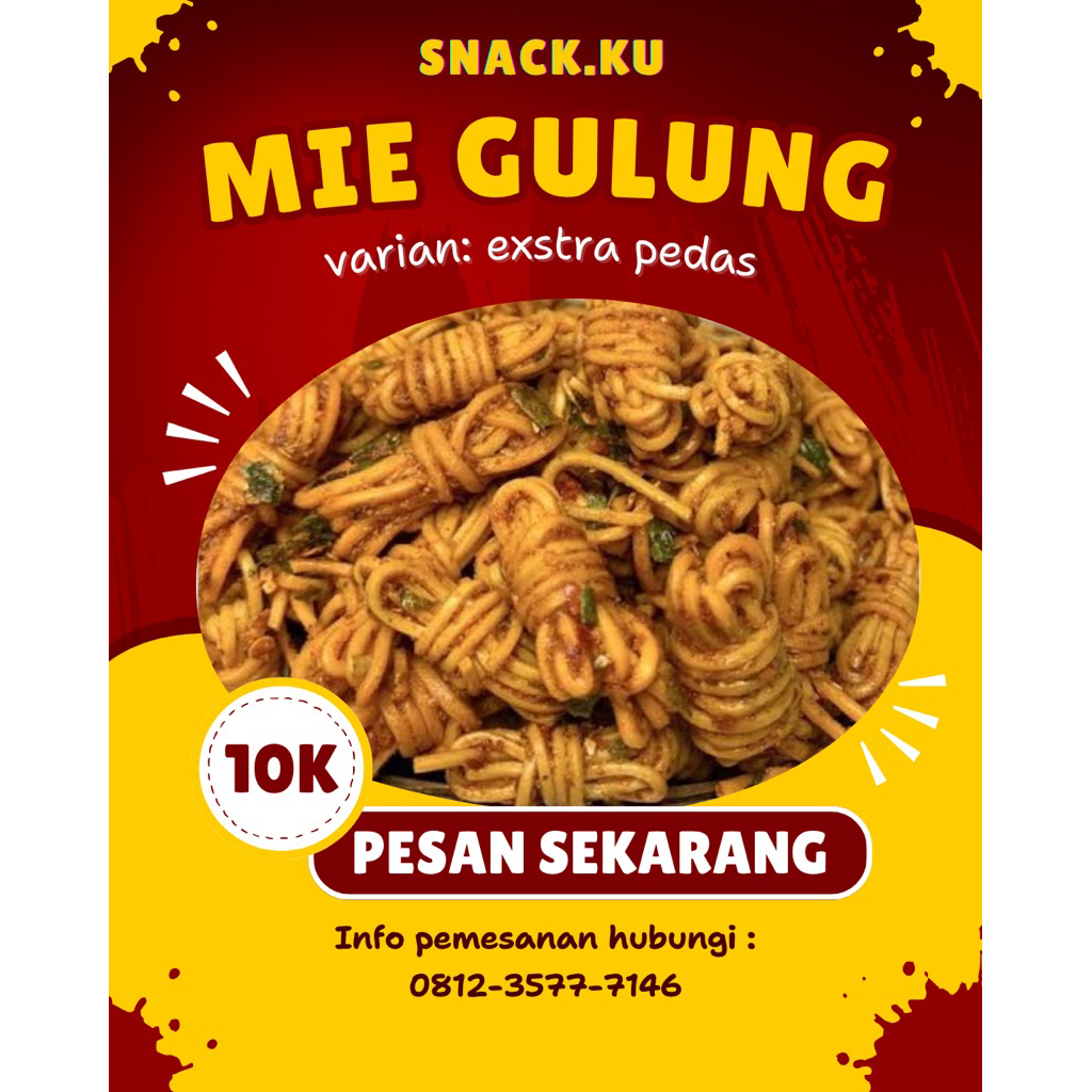 

MIE GULUNG EXSTRA PEDAS