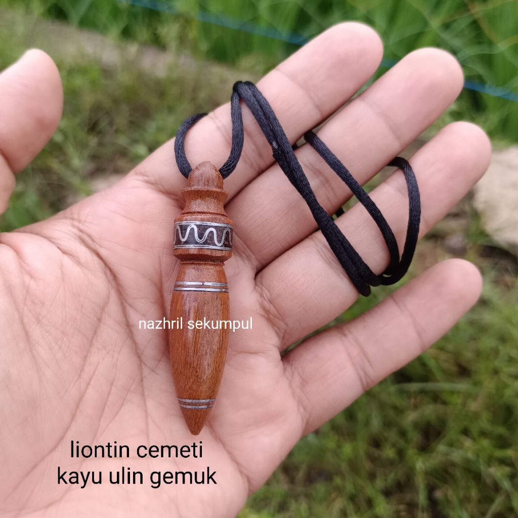 kalung cemeti kayu ulin manang timbul