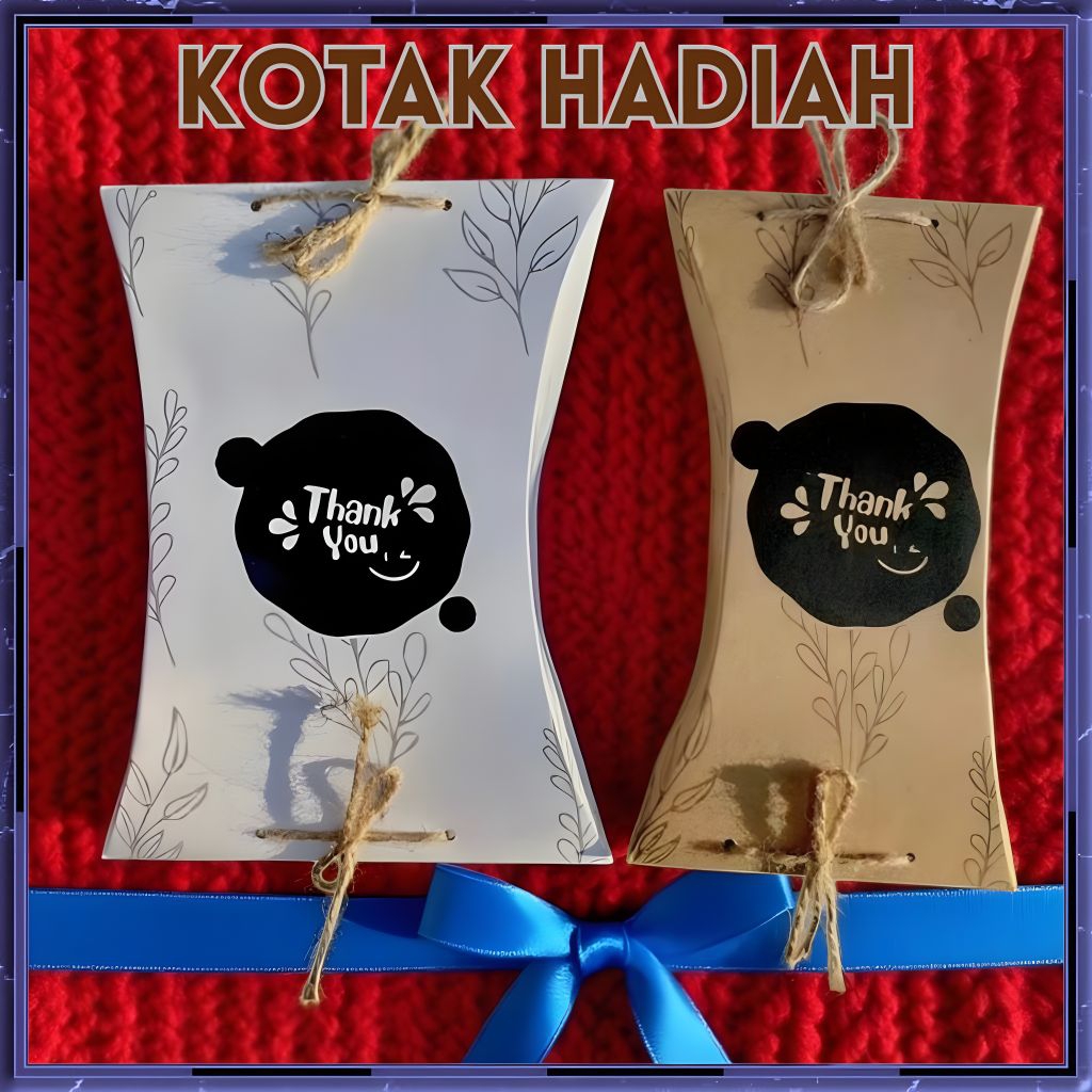 

GIFT BOX KOTAK HADIAH PILLOW HAMPERS / PILLOW BOX KOTAK / HAMPERS HADIAH