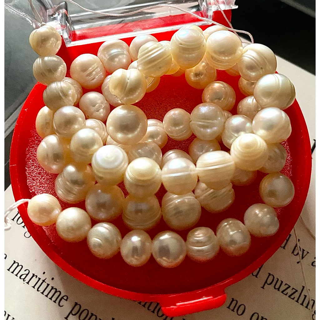 Untai Mutiara Barok Air Tawar – 63 Butir (Belum Jadi Kalung)