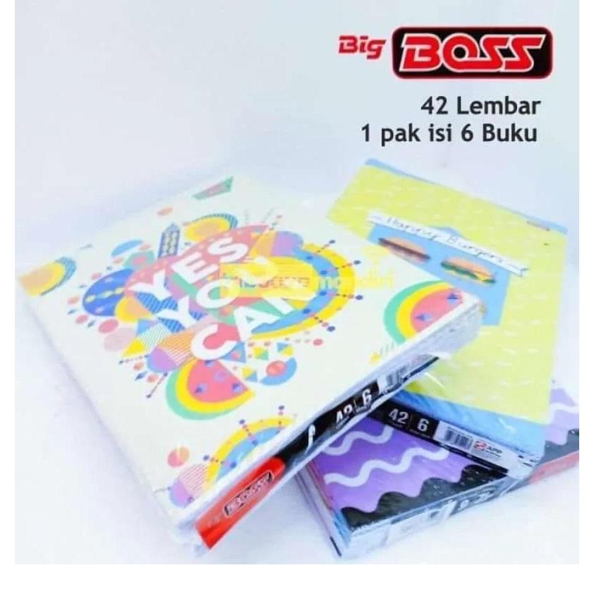 

Buku tulis SIDU 38 lembar isi 10pcs big boss 42 lembar 1 pack isi 6pcs