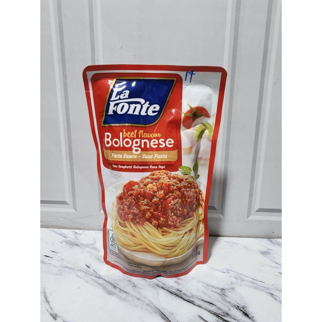 

LA FONTE BOLOGNESE SAUS PASTA BEEF 315GRAM