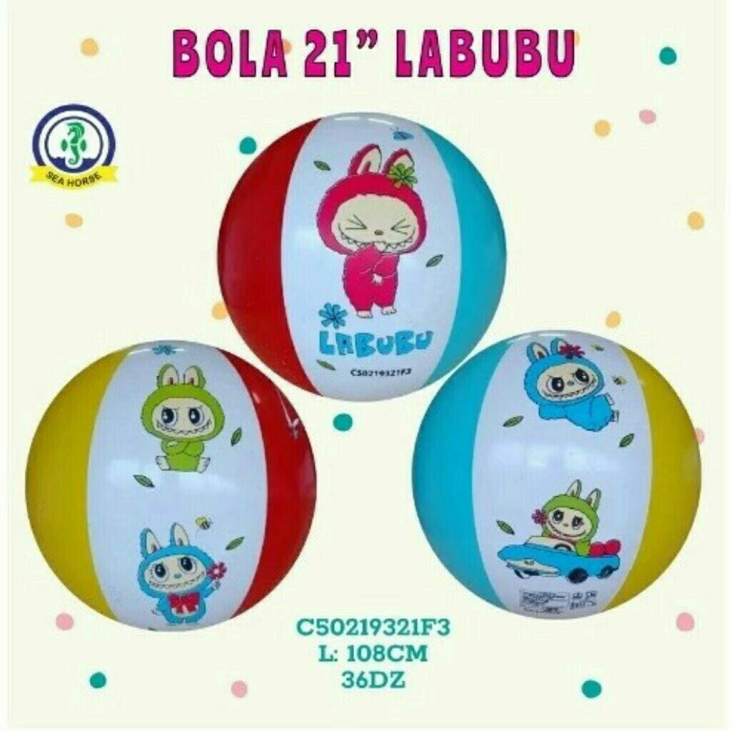 Mainan Anak Bola Tiup Labubu