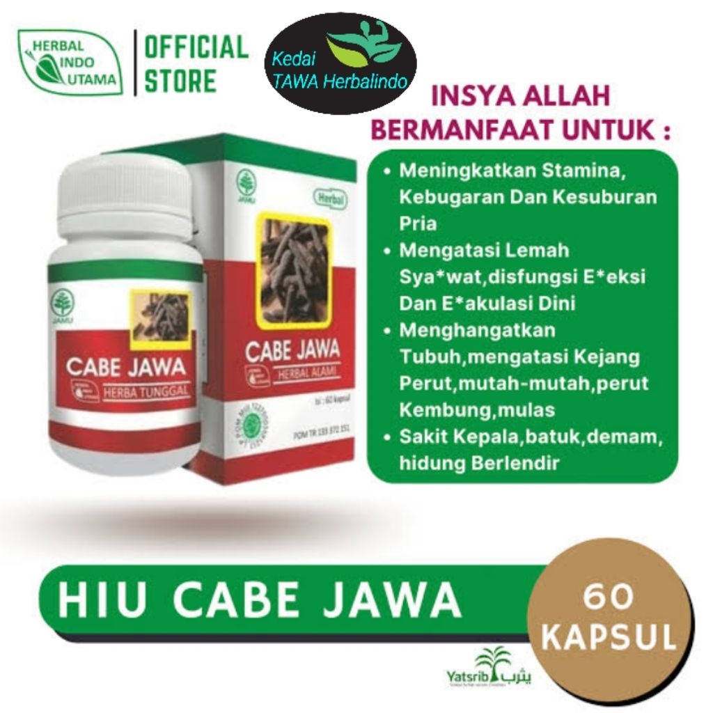 

CABE JAWA kapsul herbal ORIGINAL BPOM | menambah stamina dan kebugaran | meningkatkan kesuburan pria | atasi.lemah sy4hw4t | meredakan encok pegalinu rematik | atasi tekanan darah influensa batuk dan migrain | sebagai penghangat tubuh