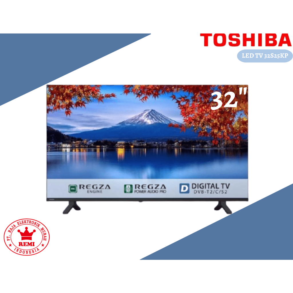 TOSHIBA LED TV Digital TV 32S25KP 32 Inch