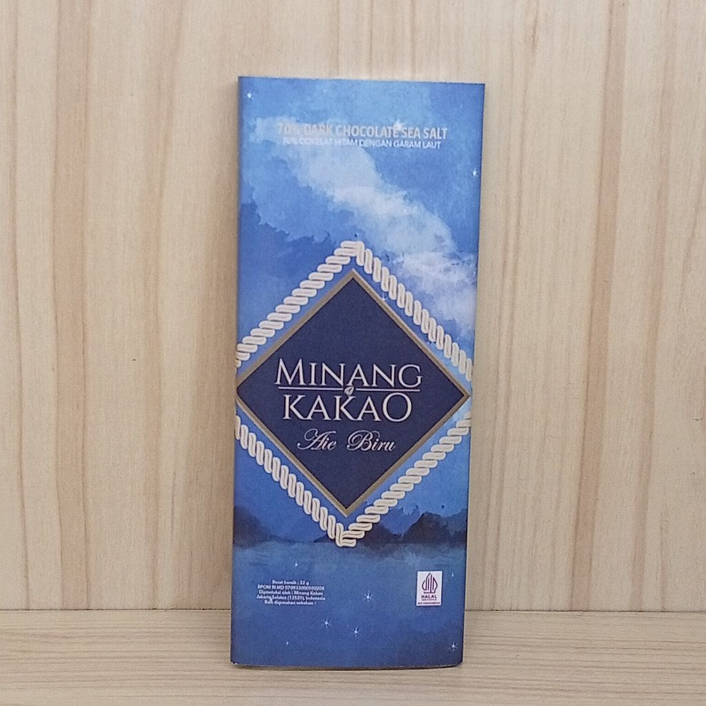 

Organic Dark Choco 70% with Sea Salt by Minang Kakao 32gr