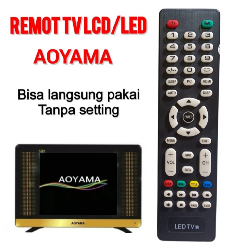 Remot Tv lcd led Aoyama Cina