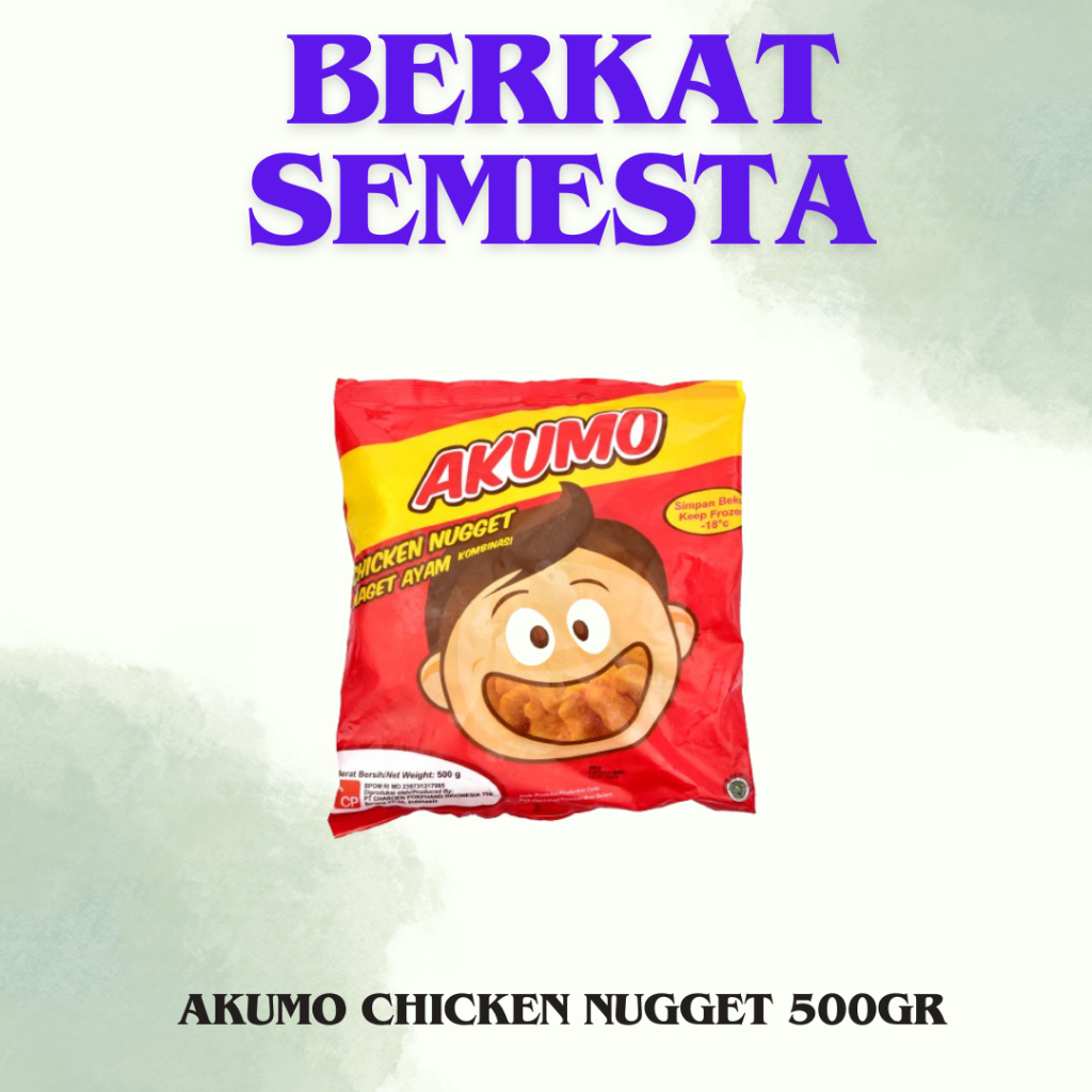 

AKUMO NAGET AYAM 500GR CHICKEN NUGGET / AKUMO NUGGET