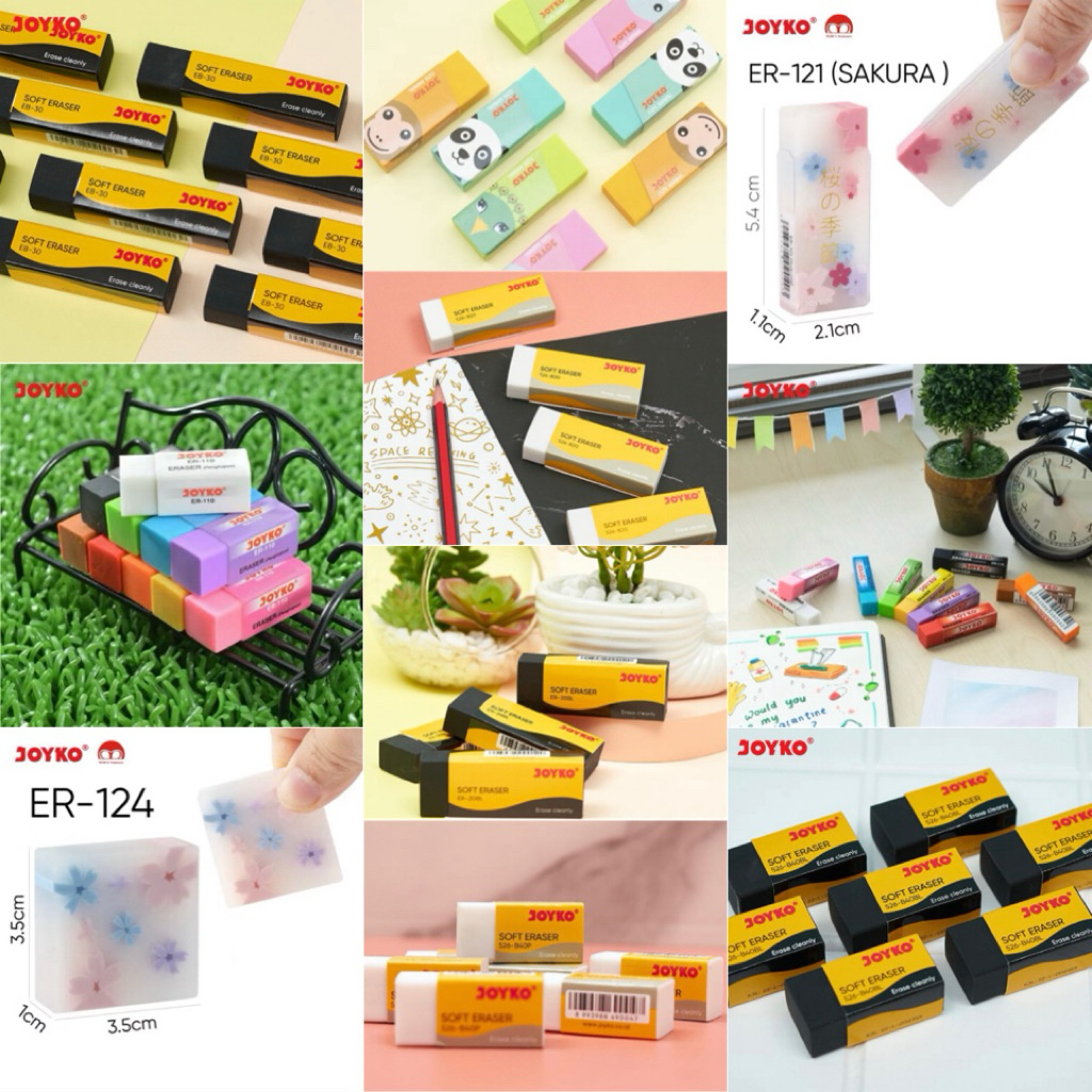 

Eraser Joyko B40 B20 EB30 Putih Hitam Penghapus Ecer