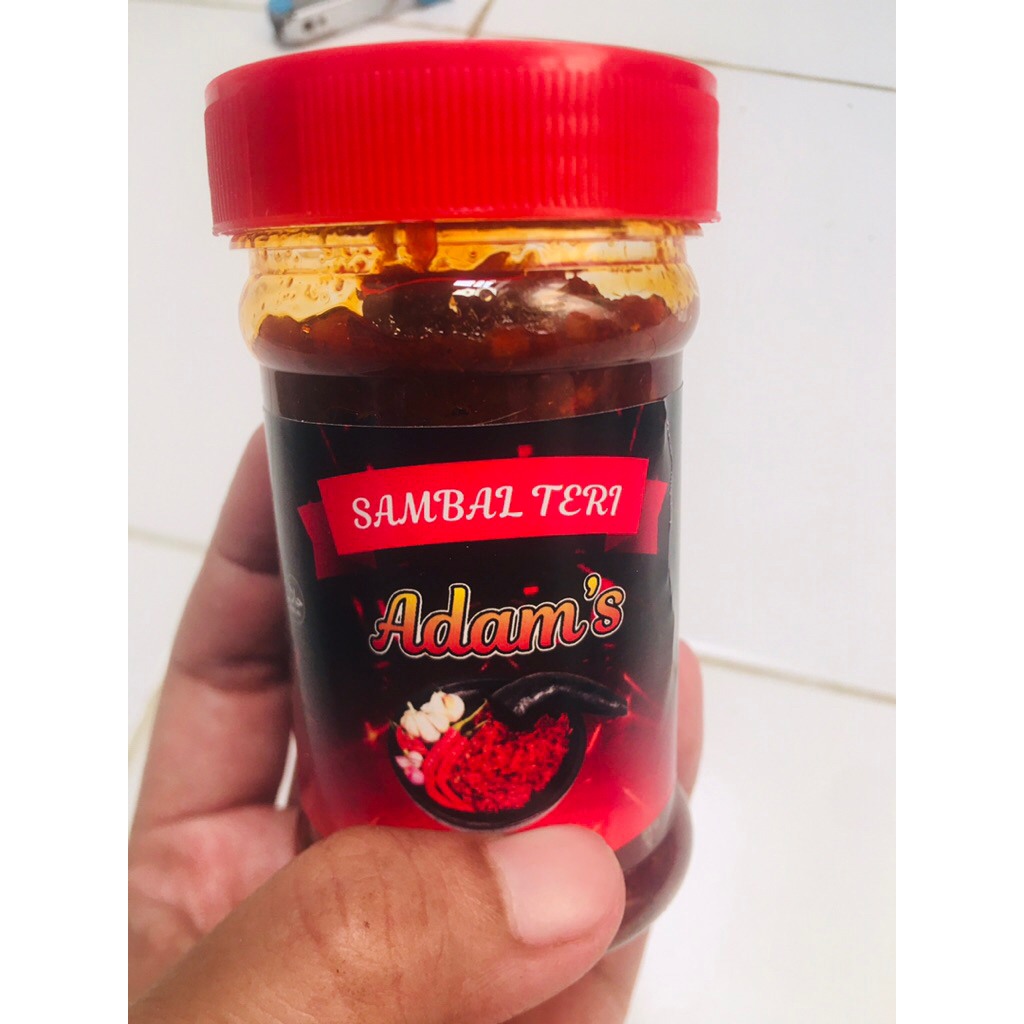 

Sambal teri pedas botol 150g