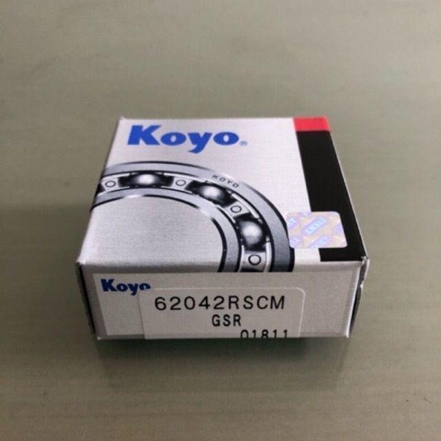 Bearing Laher 6204-2RSCM tutup karet Merk Koyo Jepang Original