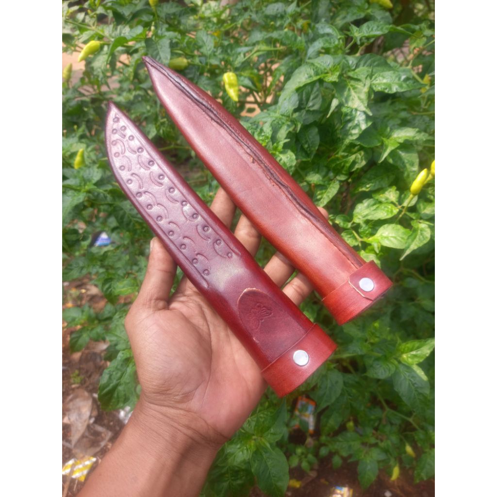 SERANGKA PISAU / SARUNG PISAU KULIT ASLI