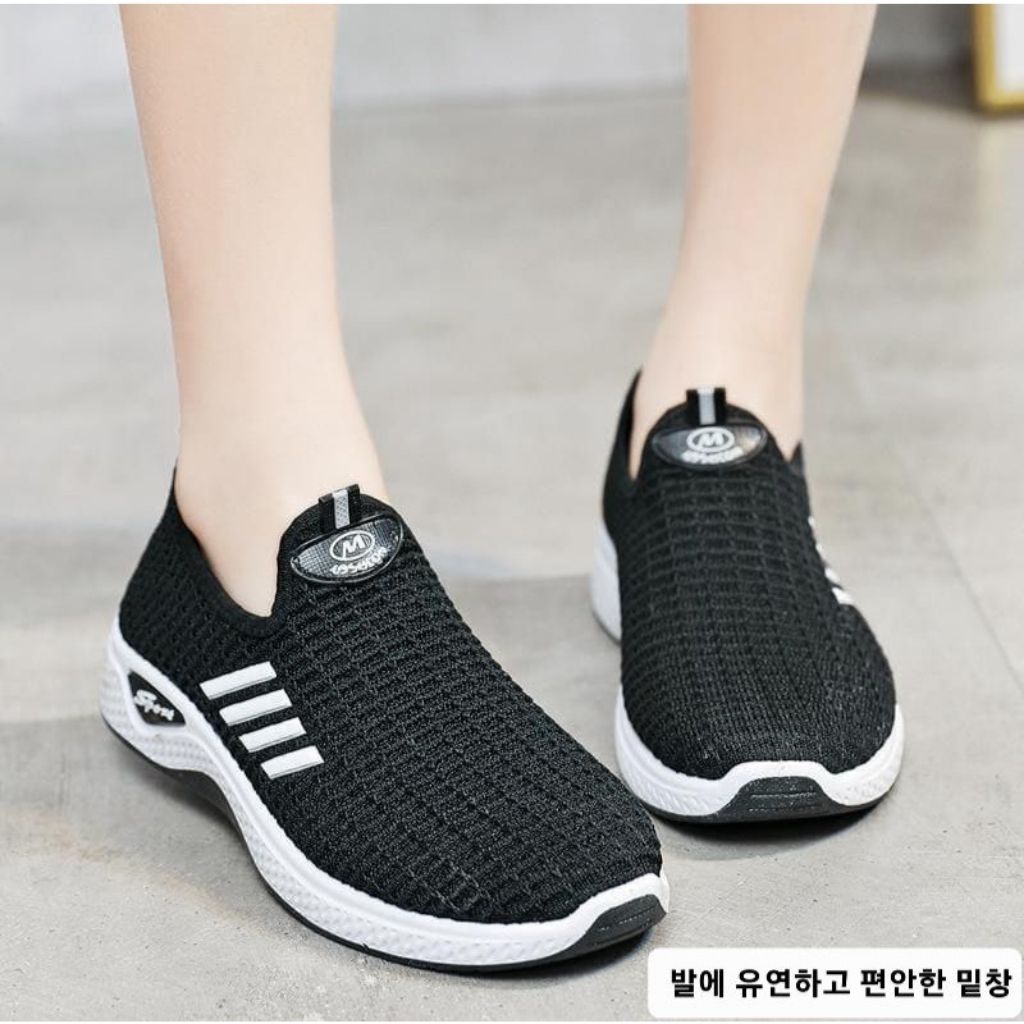 MKT | Sepatu Sneakers Slip-On wanita KD:SW19