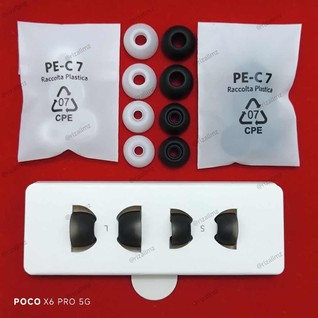 Karet Eartips TWS Soundcore R50i / R50i NC (Size S & L) Original by Anker Karet Eartips IEM Silicon 