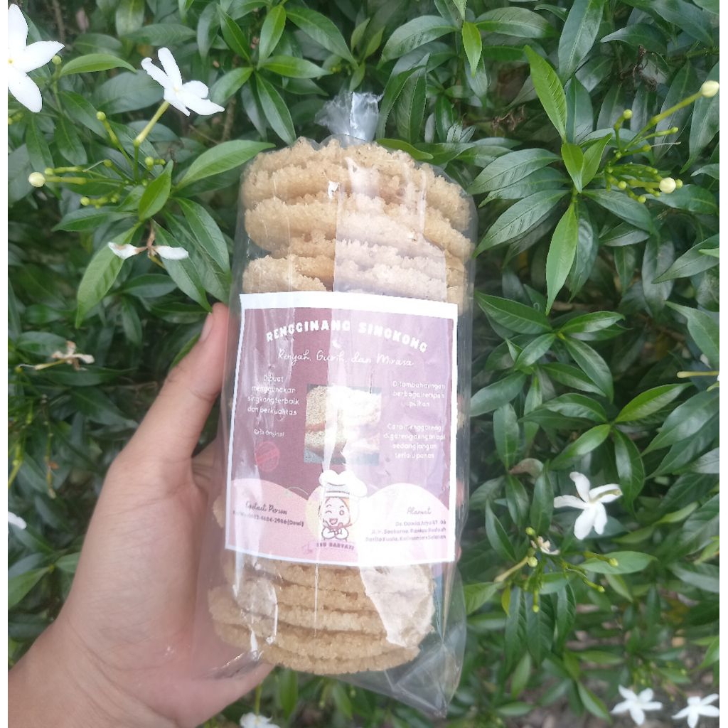 

[Ready] Kerupuk Rengginang Singkong Mentah Handmade Isi 22 Biji Rasa Bawang Ketumbar