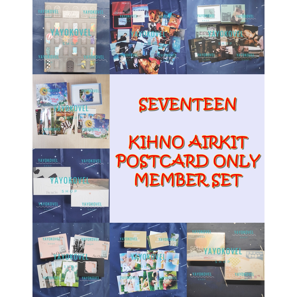 [READY] SEVENTEEN - KIHNO AIRKIT - POSTCARD ONLY - ATTACCA - FACE THE SUN - AN ODE - SECTOR 17 - FML