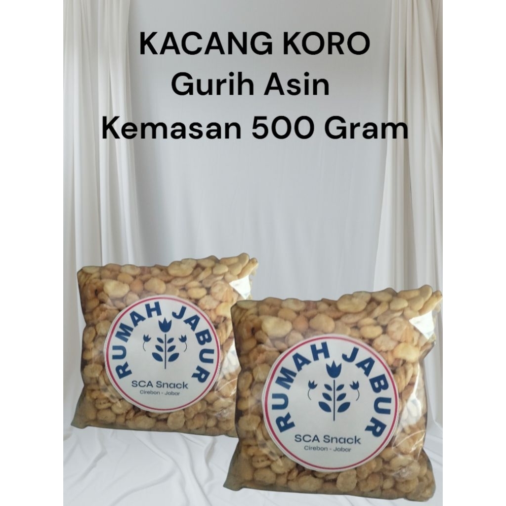 

KACANG KORO 500 Gr ( Gurih Asin )