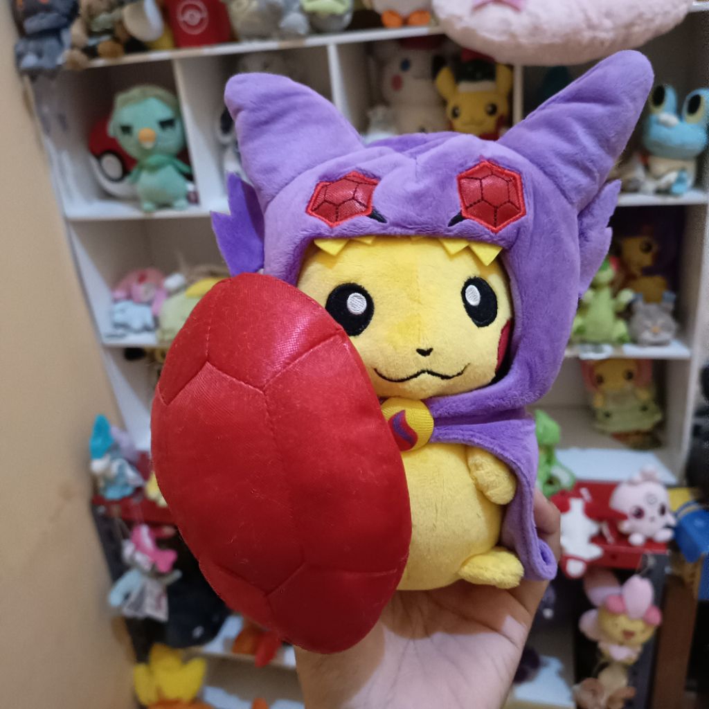 Pikachu Sableye Original Pokemon Center / Pika Kostum / Pika Poncho / Pikachu