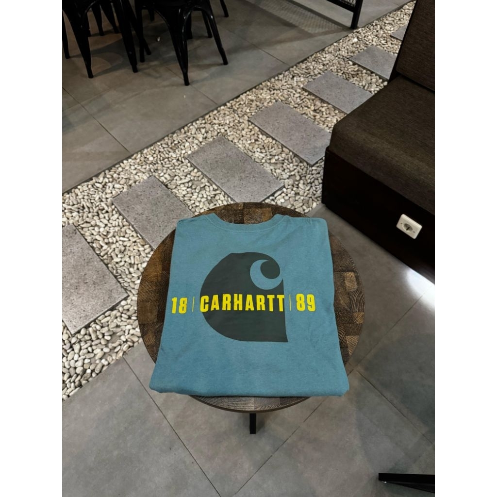 Carhartt Long Sleeve Green Logo 1889