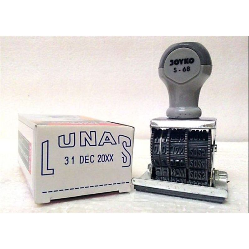 

Stempel JOYKO S-68 TANGGAL LUNAS Stamp Lunas Date Cap
