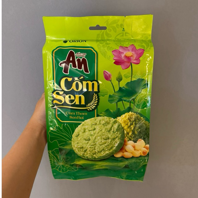

Orion An Lotus Rice Cracker Kue Beras ori Vietnam