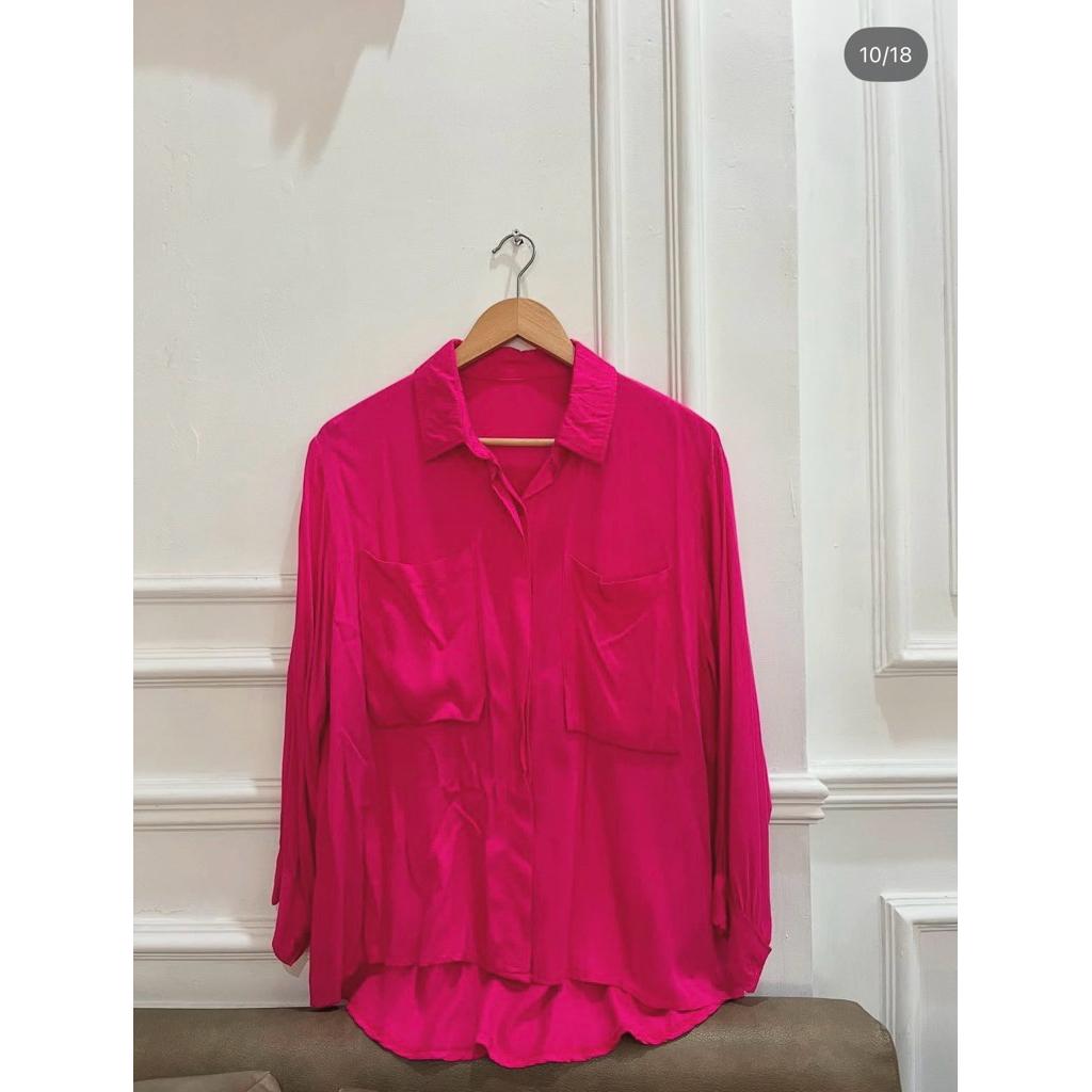 Kemeja Fuschia