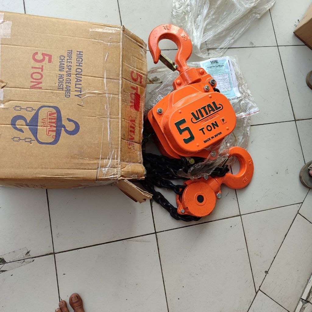 chain block vital 5 ton 3 meter chain block manual vital made in japan