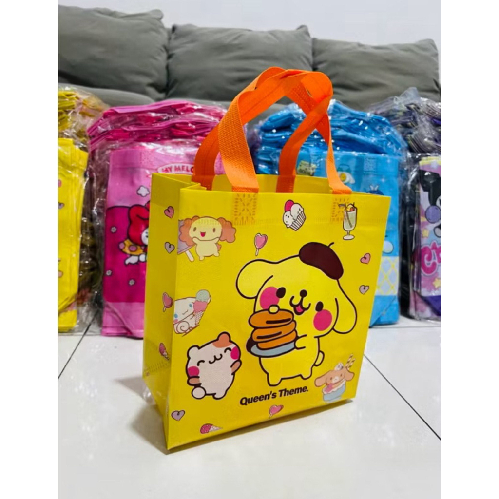 

(1 lusin) TAS ULANG TAHUN KARAKTER SANRIO / TAS ULTAH SANRIO CINNMOROLL KUROMI MELODY / GODDIE BAG BIRTHDAY ANAK SNACK BAG