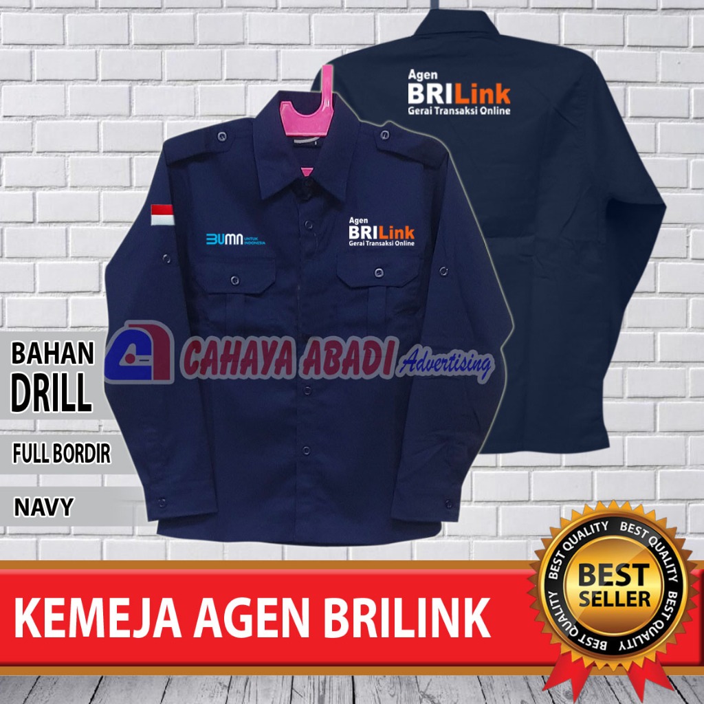 Kemeja BUMN Agen Brilink Seragam BUMN Agen Brilink Baju Agen BUMN Agen Brilink