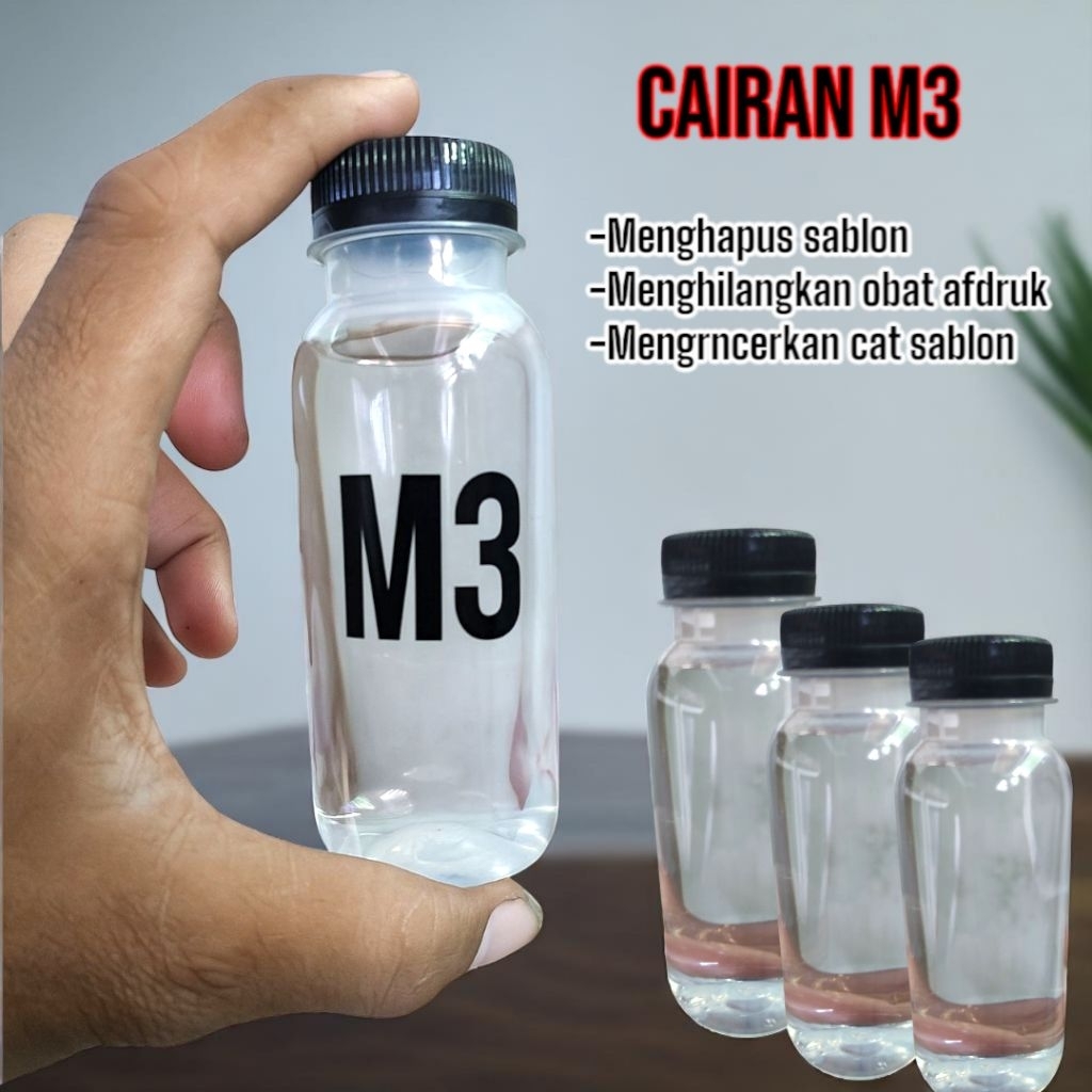 

Cairan M3 super 100ML pengencer cat sablon