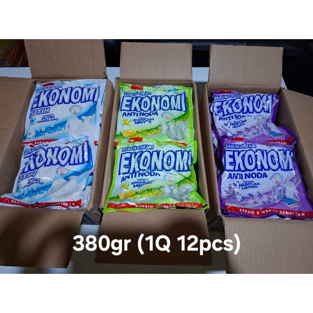 EKONOMI Sabun Cream | Wings Sabun Colek | Ekonomi Sabun Colek 380 GR