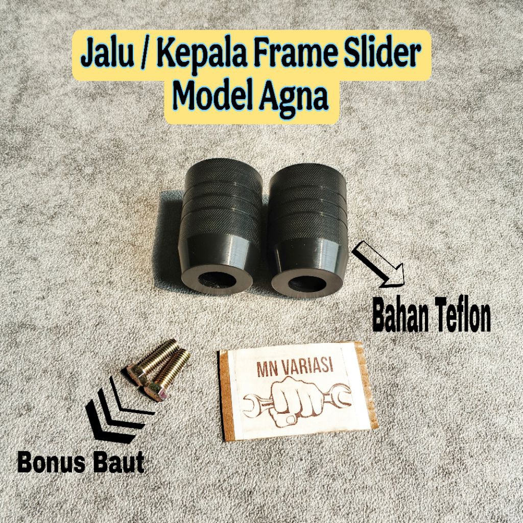 Jalu Slider Tubular Crashbar Agna Kepala Slider Model Agna Untuk Adv pcx 150 160