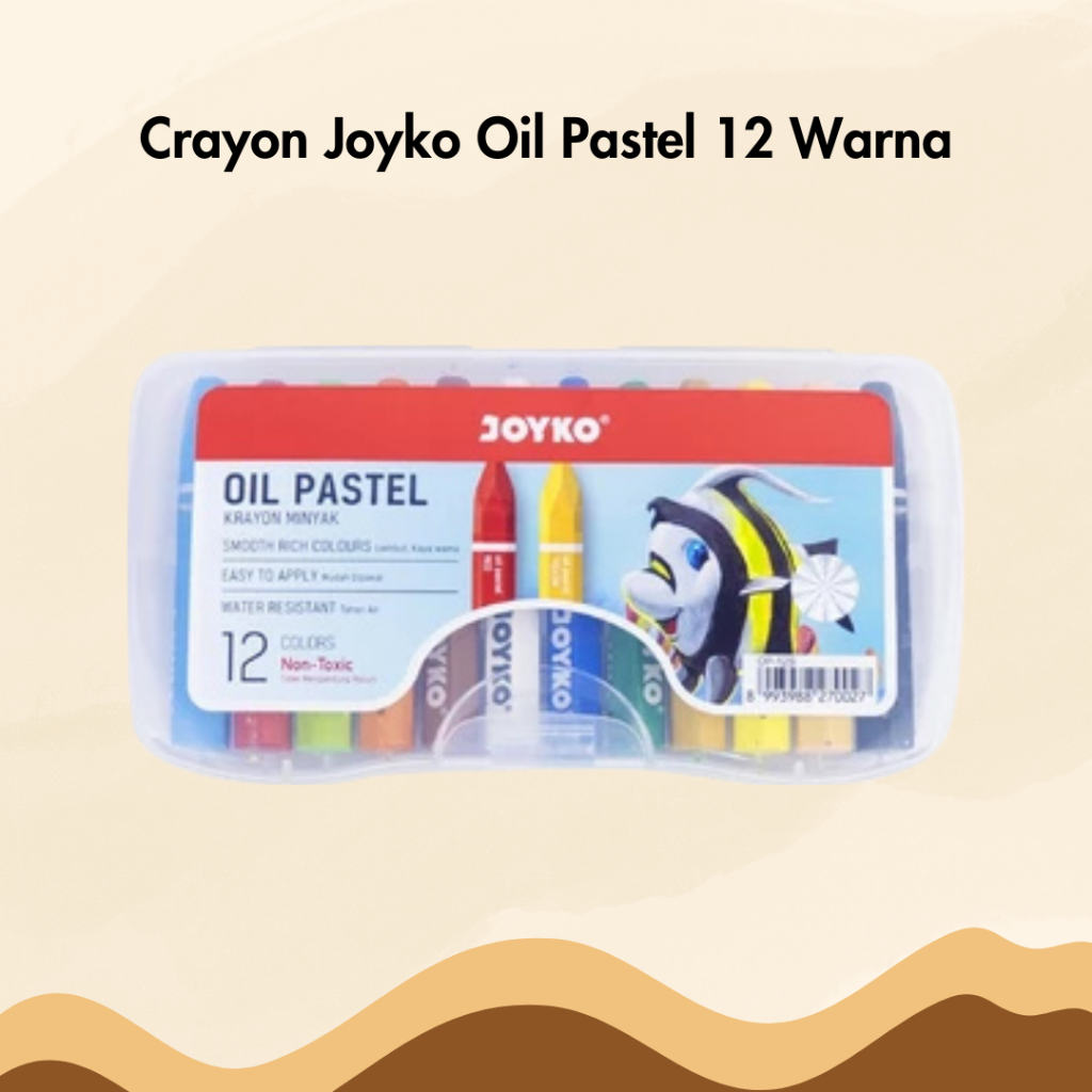 

Crayon Joyko Oil Pastel 12 Warna Krayon