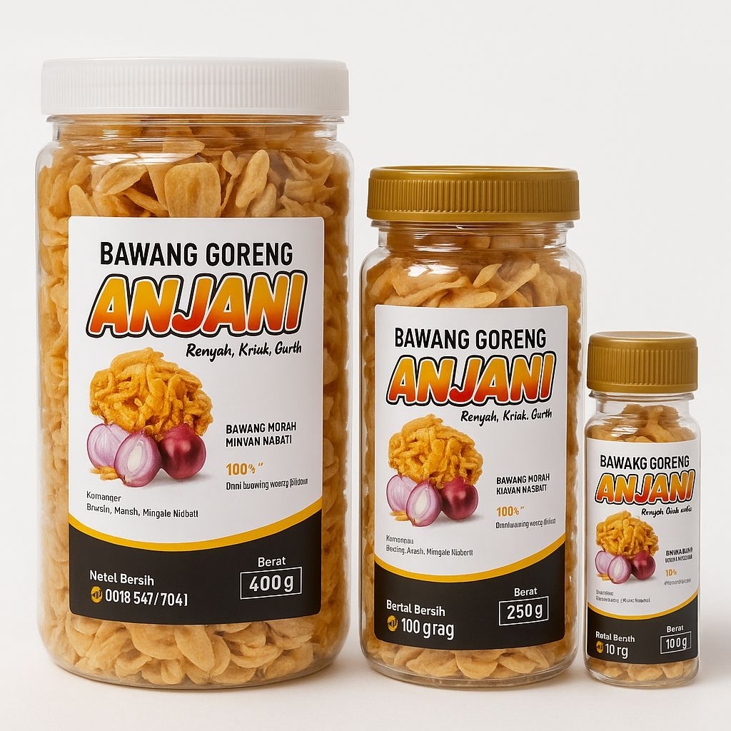 

BAWANG PUTIH GORENG PREMIUM KRISPY TANPA CAMPURAN TEPUNG
