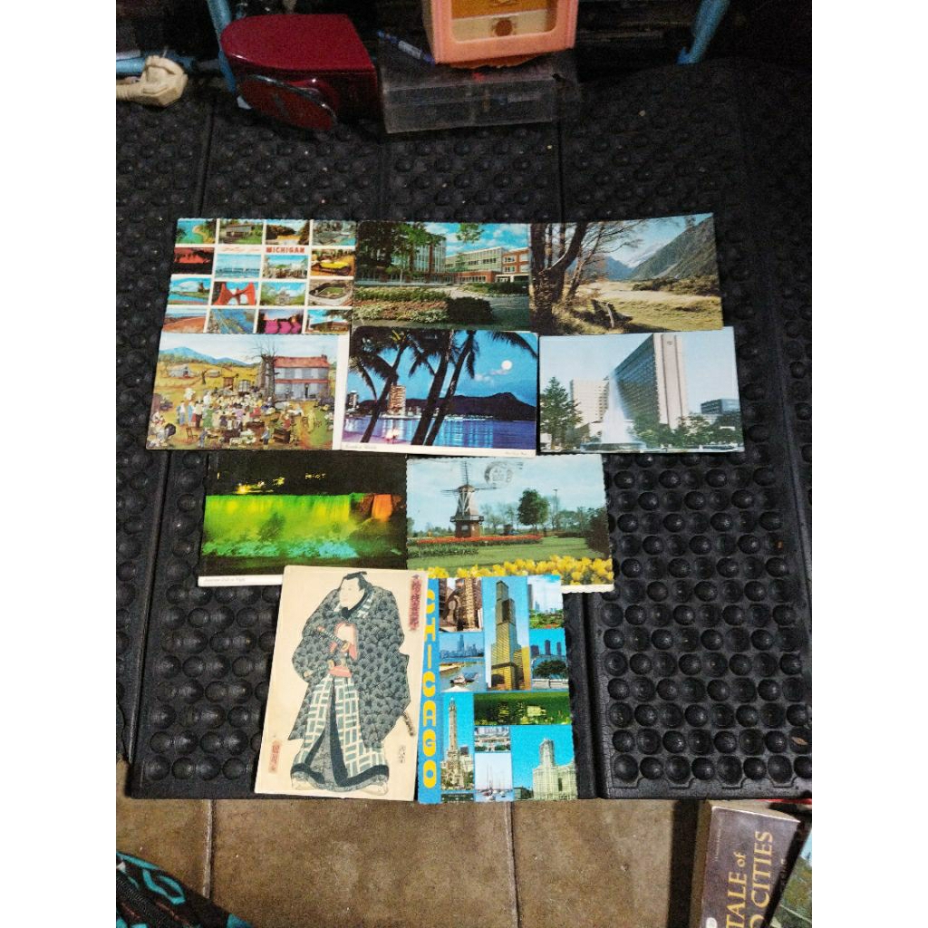 

paket kartu pos jadul terkirim dari luar negeri 10 buah