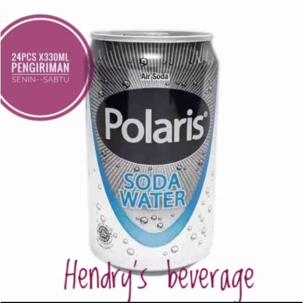 

Polaris soda water 1karton isi 24pcs / air soda polaris / air soda