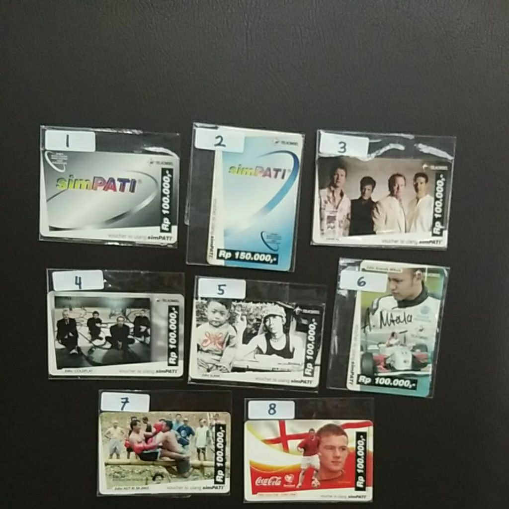 KENANGAN KARTU ISI ULANG PULSA TELKOMSEL SIMPATI TAHUN 2000-AN