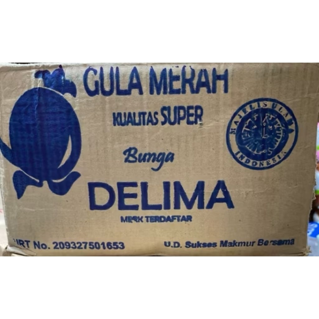 

GULA MERAH CAP BUNGA DELIMA DUS (9KG)