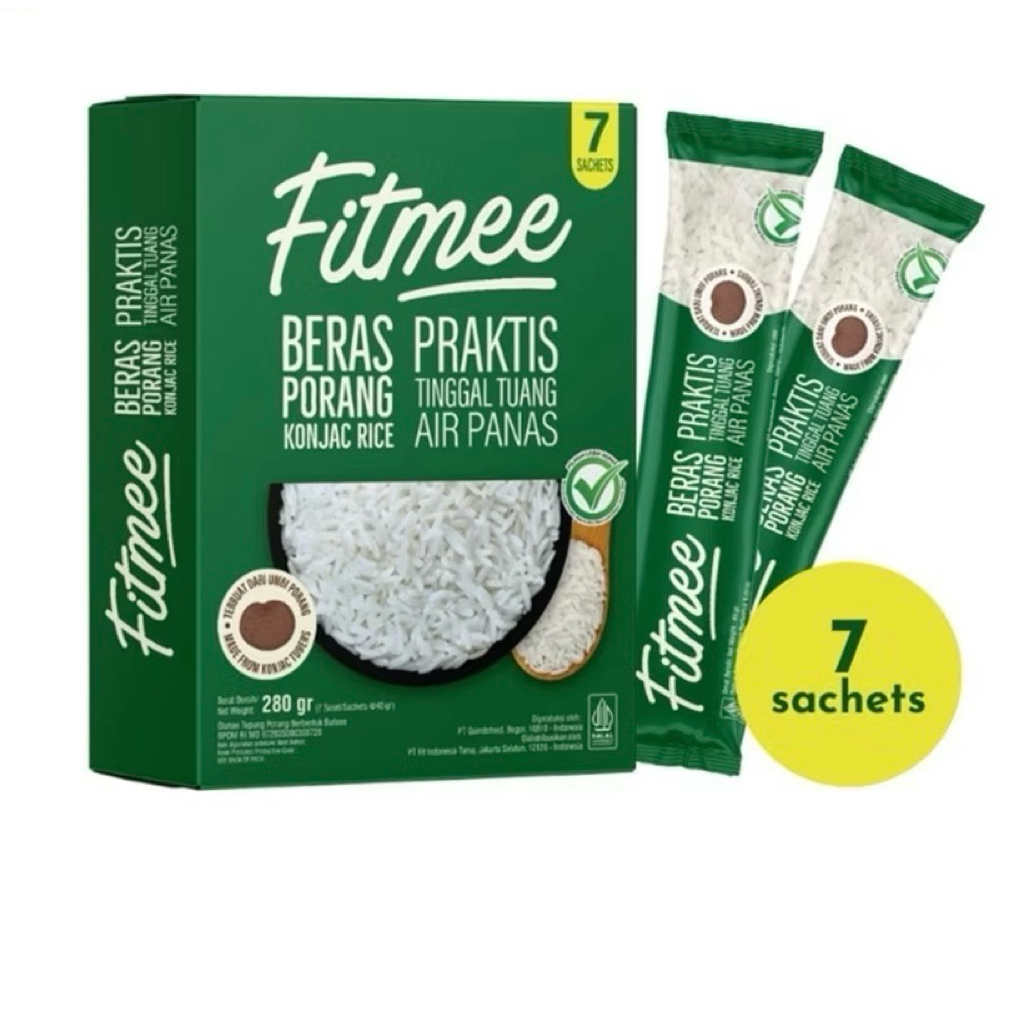 

KHUSUS BATAM Fitmee Beras Porang (Eceran 1 sachet x 40gr) - Nasi Sehat Diet Rice
