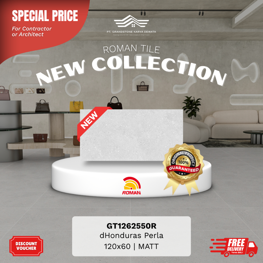 ROMAN GRANITE AGT1262550R dHonduras Perla 120x60 [GRADE A]