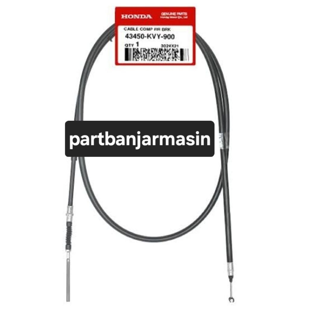 43450KVY900 KABEL REM KVY KABEL REM BEAT KARBU KABEL REM BELAKANG BEAT KARBU KABEL REM KIRI BEAT KAR