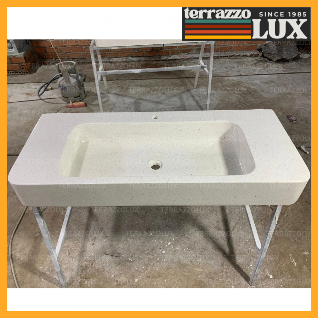 Wastafel Terrazzo Teraso Top Table Panjang