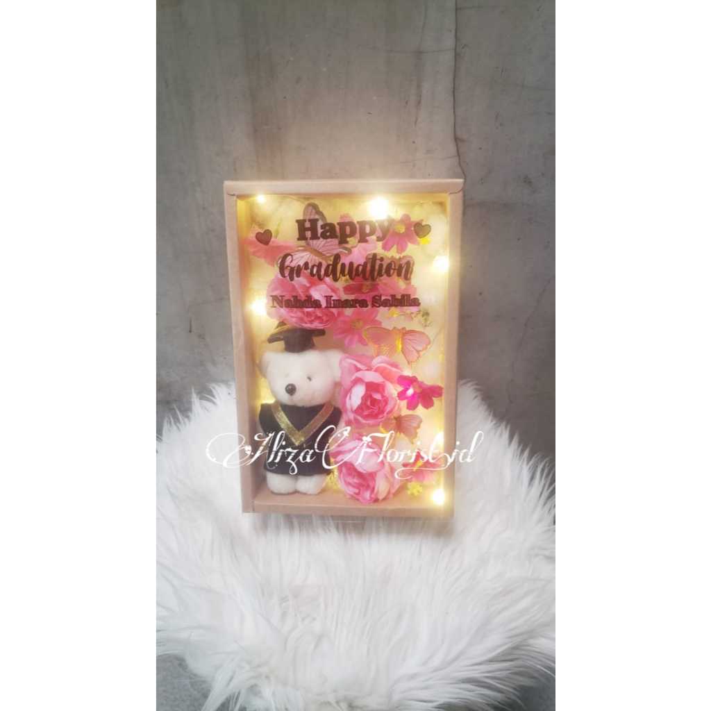 

Box Hempers Kupu - Kupu LED + Request Ucapan Tanpa Boneka