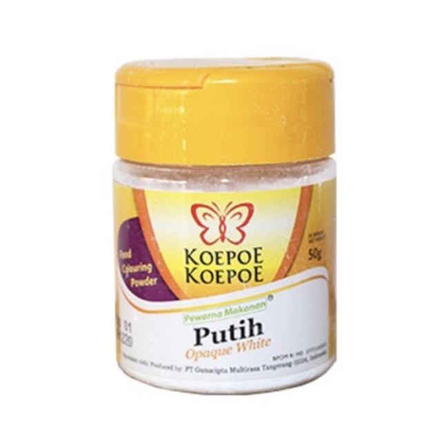 

[oddsolshop] pekanbaru/Koepoe Opaque White 50GR / Putih