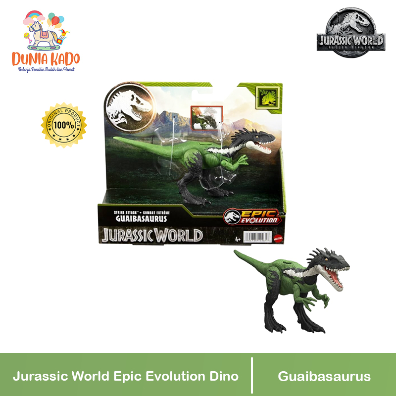 Jurassic World Epic Evolution Series Terbaru - Mainan Action Figure - Rare Item